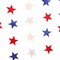 6 Pieces Red White Blue Star Streamers 4th of July Star Garland Banner Patriotic Hanging Decorations for Independence Day Celebration Holiday Decorations